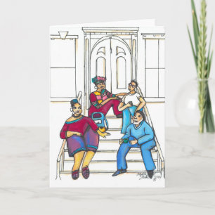 Stoop Stories Greeting Card (Blank 5x7)