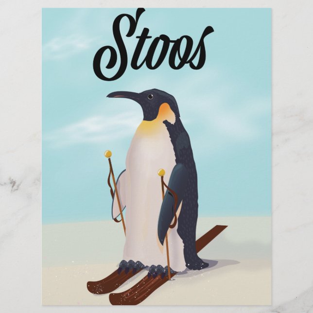 Stoos Switzerland Wood Poster Flyer (Front)