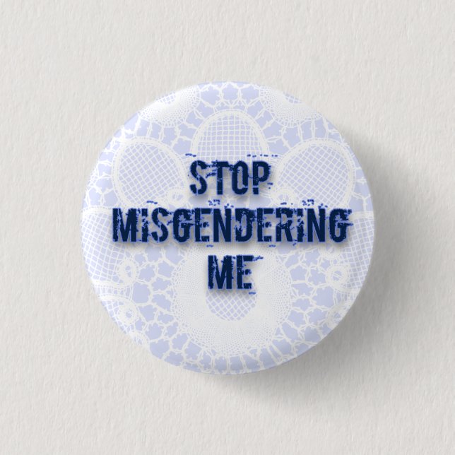 Stop 1 Inch Round Button (Front)
