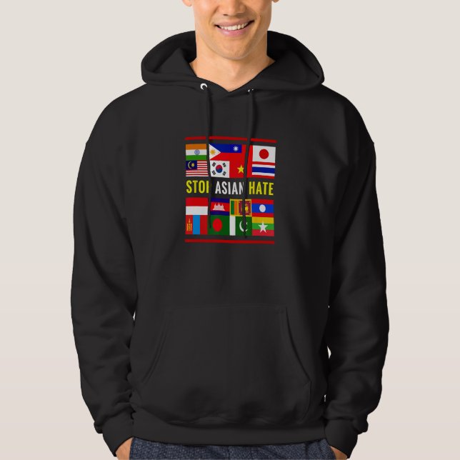 Stop AAPI Hate Support Awareness - Stop Asian Hate Hoodie (Front)