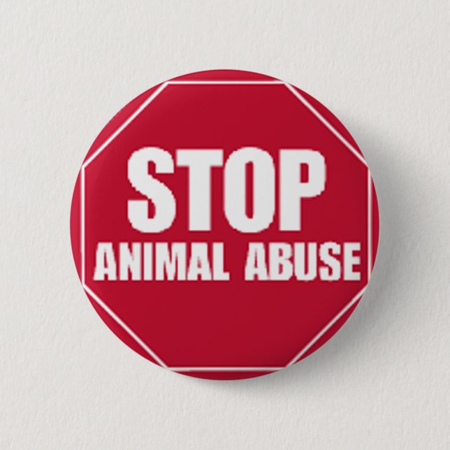 Stop Abuse 2 Inch Round Button (Front)