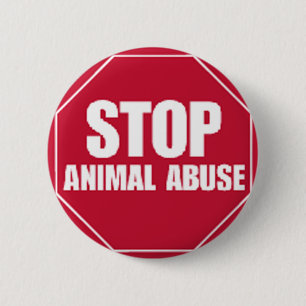 Stop Abuse 2 Inch Round Button
