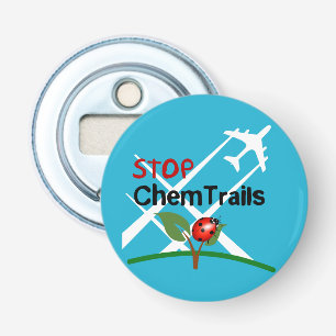 Stop Aerosol Spraying Lady Bug Leaf Bottle Opener
