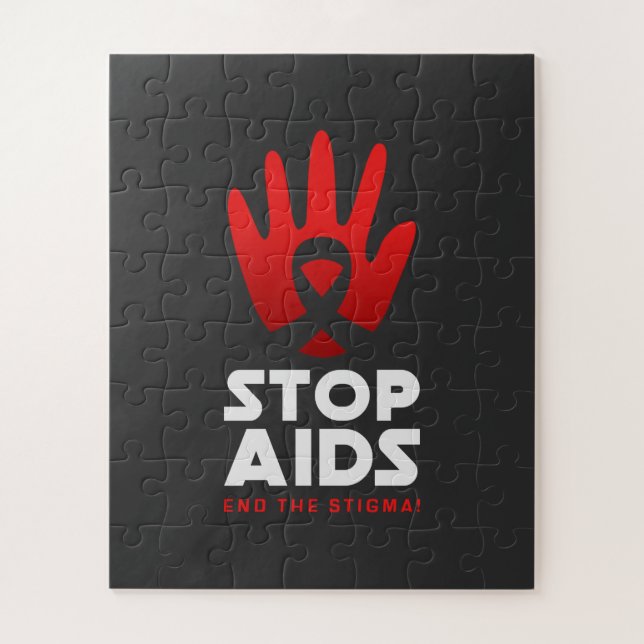 Stop Aids Jigsaw Puzzle (Vertical)