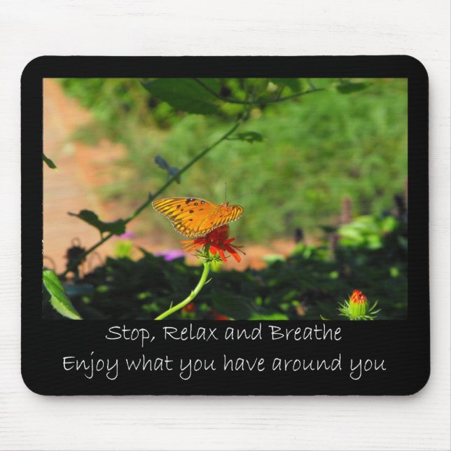Stop and Relax Mousepad (Front)