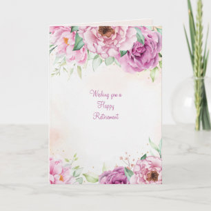 Stop and Smell the Roses Retirement Card