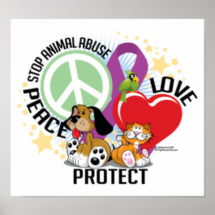Stop Animal Abuse PLP Poster