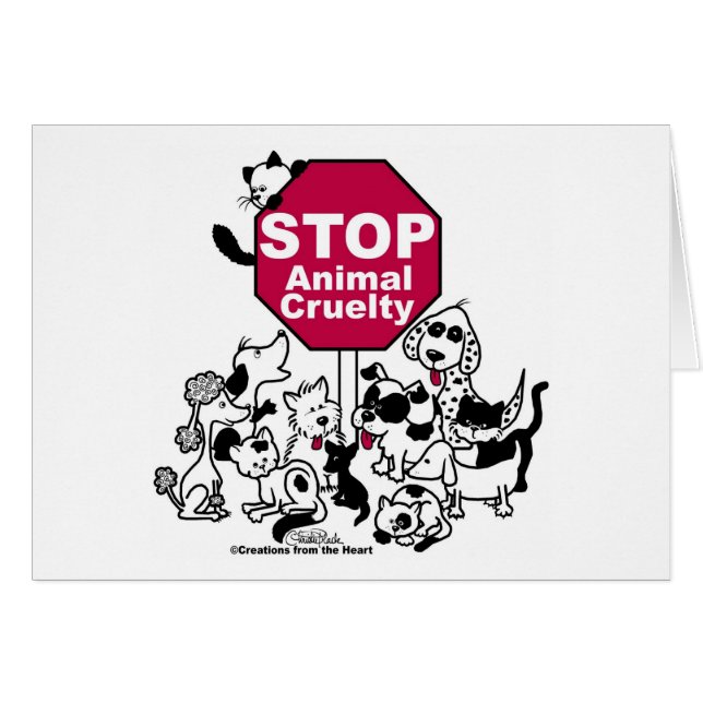 Stop Animal Cruelty (Front Horizontal)
