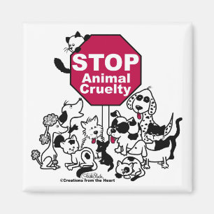 Stop Animal Cruelty Magnet