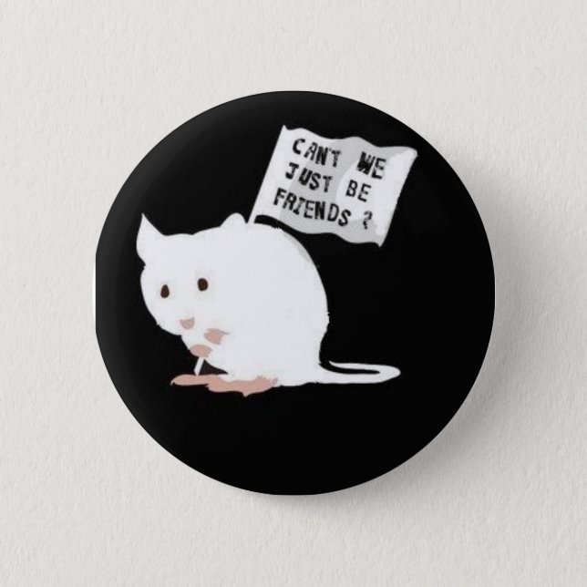 Stop Animal Testing 2 Inch Round Button (Front)