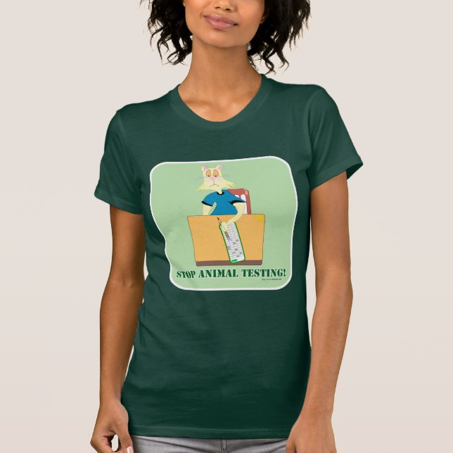 Stop Animal Testing! T-Shirt (Front)