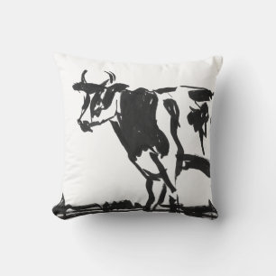 Stop Being Such a Miserable Cow! Throw Pillow
