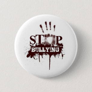 Stop bullying badge 2 inch round button