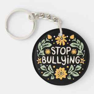 Stop bullying harassment prevention awareness keychain