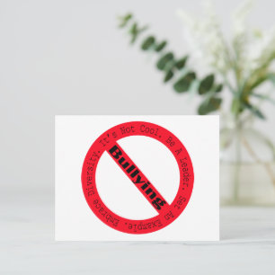 Stop Bullying-Logo by Shirley Taylor Postcard
