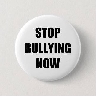 Stop bullying now 2 inch round button