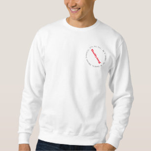 Stop Bullying-Outline by Shirley Taylor Sweatshirt