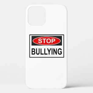Stop Bullying Sign red iPhone 12 Case