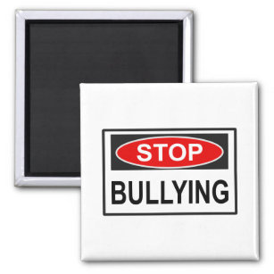Stop Bullying Sign red Magnet
