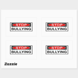 Stop Bullying Sign red Sticker
