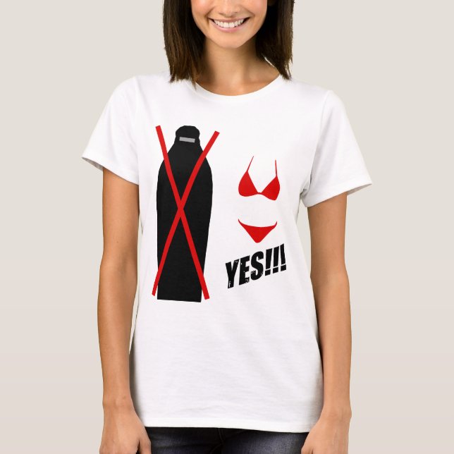 Stop Burqa Shirt (Front)