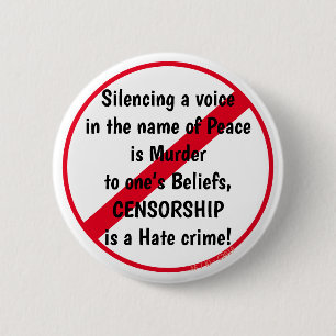 Stop Censorship 2 Inch Round Button