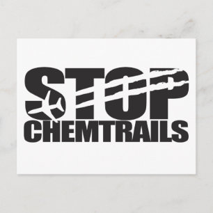 Stop Chemtrails Postcard