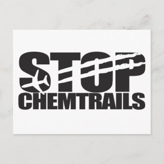 Stop Chemtrails Postcard