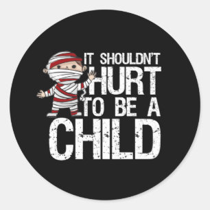 Stop Child Abuse Awareness Hope and Love Campaign Classic Round Sticker