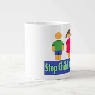 Stop Child  Abuse  - Jumbo Mug