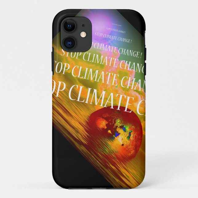 STOP CLIMATE CHANGE Case-Mate iPhone CASE (Back)