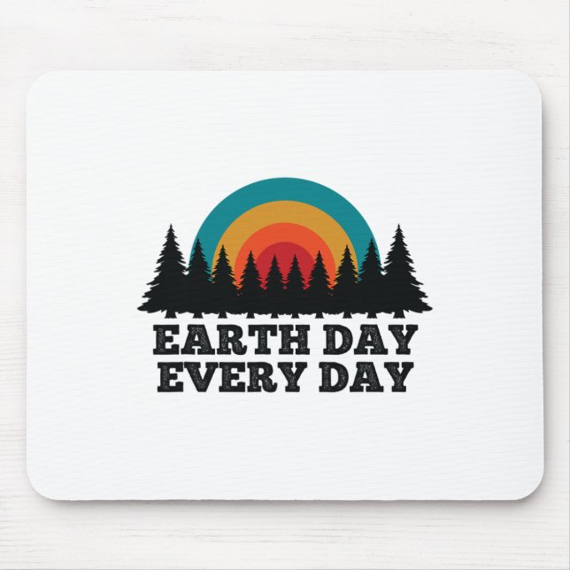 Stop Climate Change Save The Planet Earth Day  Mouse Pad (Front)