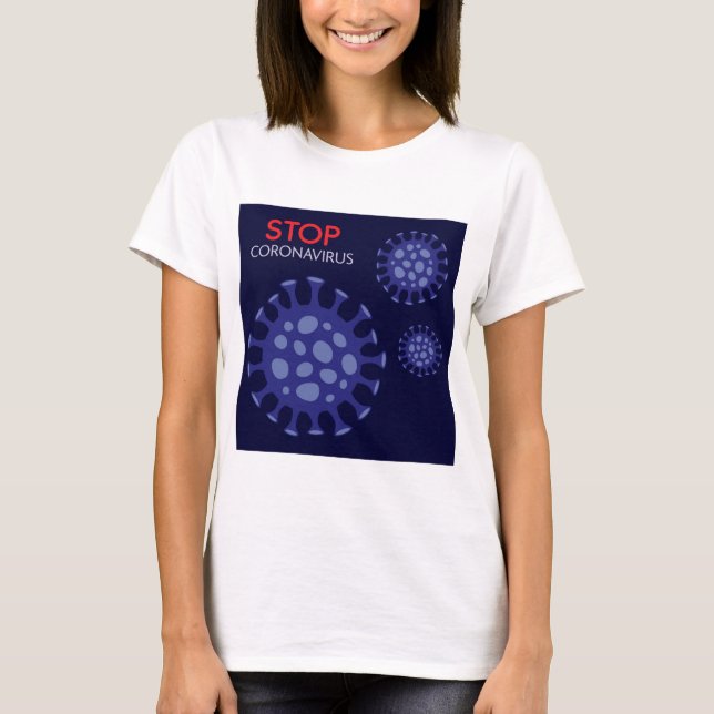 Stop Corona Virus srpeading campaign T-Shirt (Front)