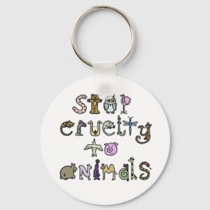 Stop Cruelty Key Chain