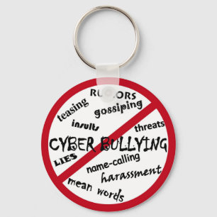 Stop Cyber Bullying Keychain