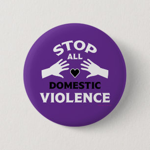 Stop Domestic Violence 2 Inch Round Button