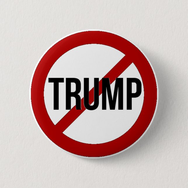 Stop Donald Trump Anti-Trump 2 Inch Round Button (Front)