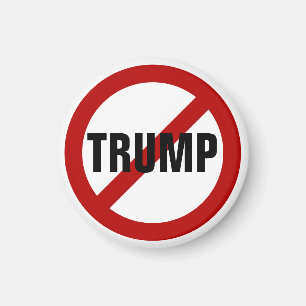 Stop Donald Trump Anti-Trump Pinback Button Magnet