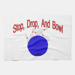 Stop Drop Bowl Kitchen Towel