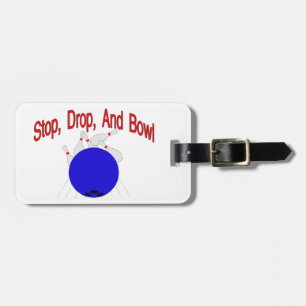 Stop Drop Bowl Luggage Tag