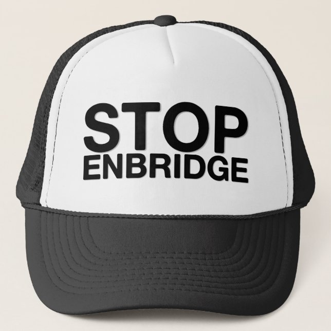 Stop Enbridge T-Shirt, Crew Neck Sweater and Hat (Front)