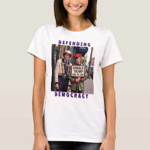  Stop Fascism Defending Democracy  T-Shirt