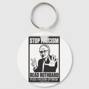Stop Fascism Keychain