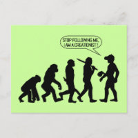 Stop following me, I'm a Creationist!