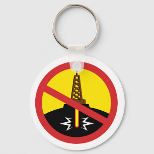 Stop Fracking Keychain