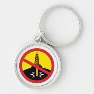 Stop Fracking Keychain