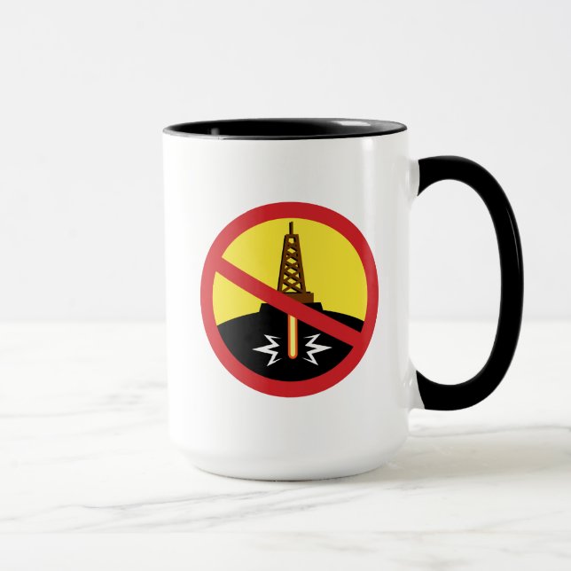 Stop Fracking Mug (Right)