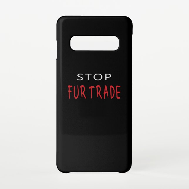 Stop Fur Trade Samsung Galaxy Case (Back)