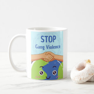 Stop Gang Violence Handshake for Peace Coffee Mug