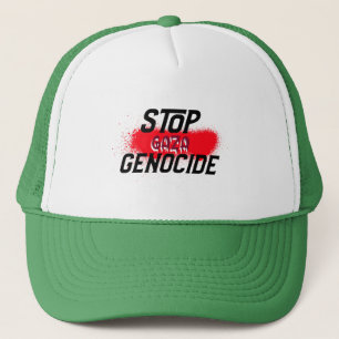 Stop Gaza Genocide Trucker Hat